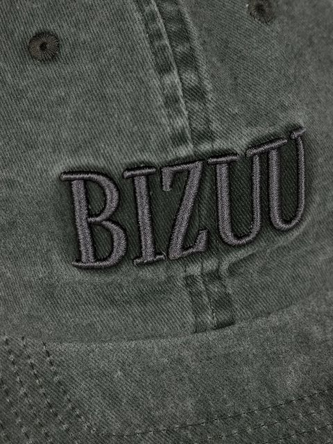 Bizuu czapka z daszkiem bawełniana ZANE kolor szary ZANE SZARY