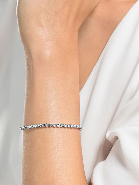 Swarovski Emily tennis bracelet - Silver - zdjęcie produktu nr 2
