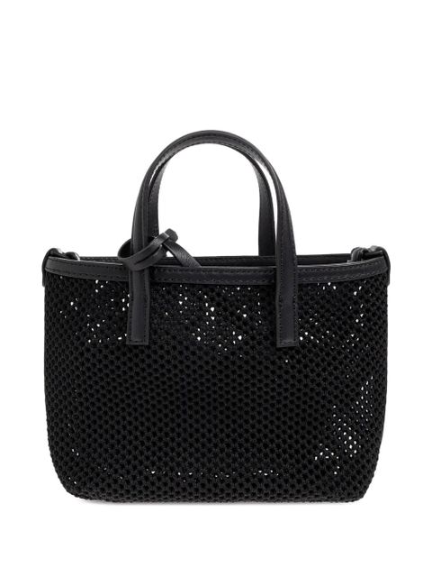 Moncler logo-lettering tote bag - Black