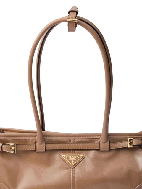 Prada medium Bonnie tote bag - Brown