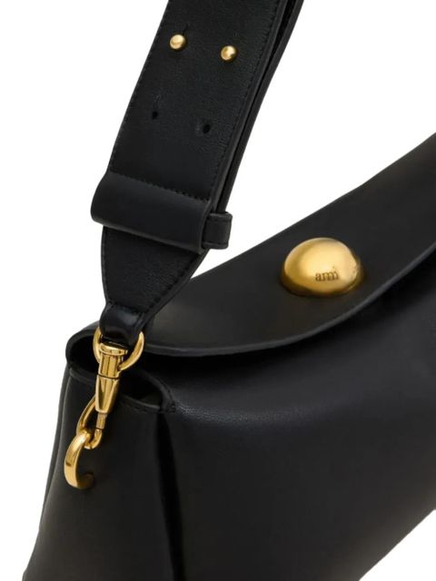 AMI Paris Carrousel leather bag - Black
