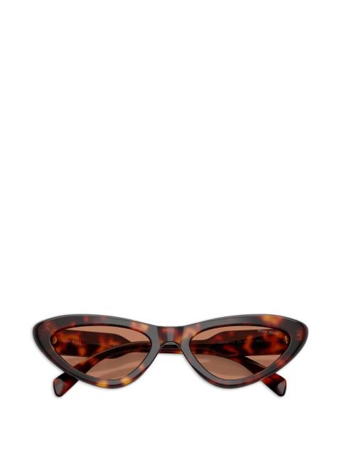 Miu Miu Eyewear cat-eye frame sunglasses - Brown
