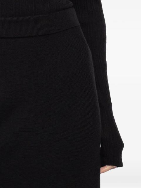 Simkhai A-line midi skirt - Black