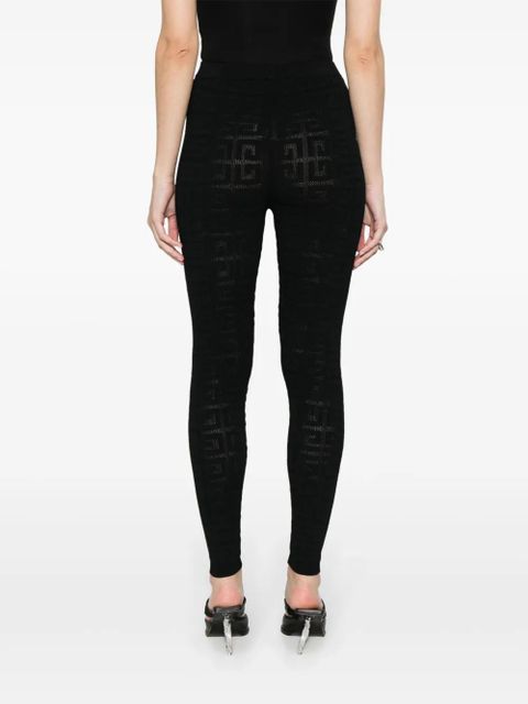 Givenchy 4G-motif knitted trousers - Black
