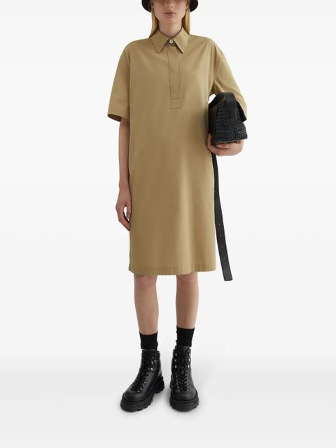 Jil Sander cotton shirt dress - Neutrals - zdjęcie produktu nr 2