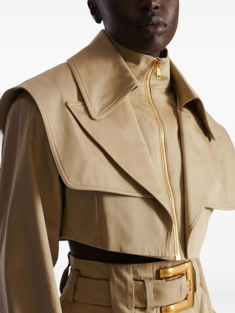 Balmain gabardine zip jacket - Neutrals