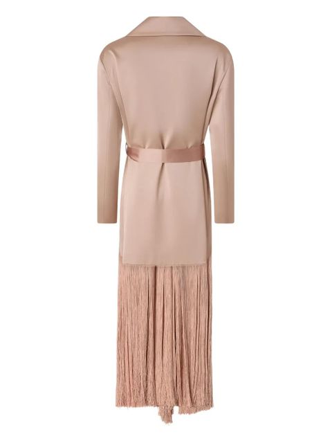PINKO fringe-hem belted coat - Neutrals - zdjęcie produktu nr 2