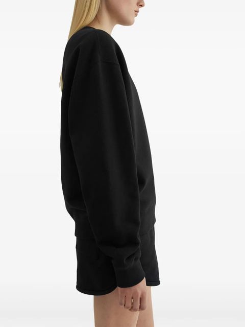 Jil Sander logo-print sweatshirt - Black