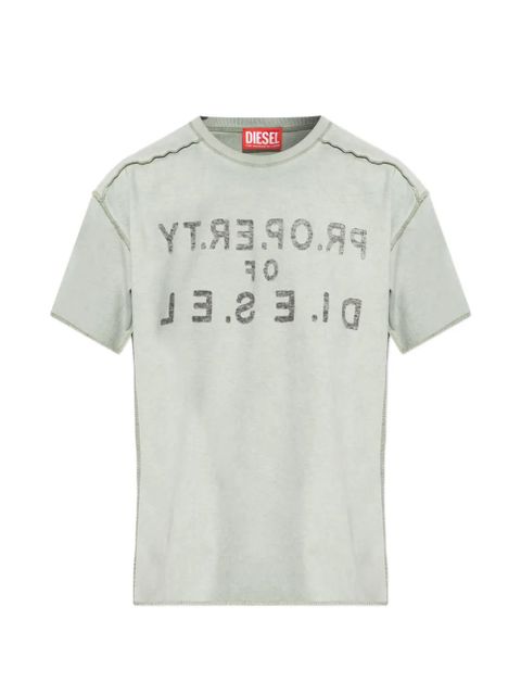 Diesel T-Ily crew-neck T-shirt - Grey - zdjęcie produktu nr 1