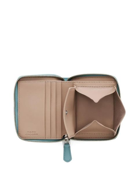 Marc Jacobs zip leather wallet - Blue