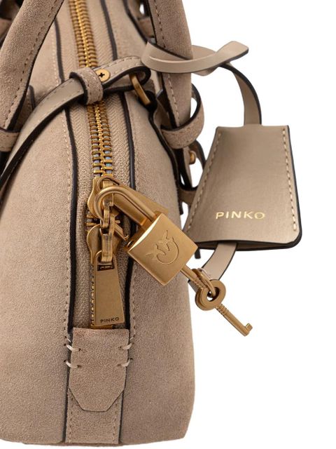 PINKO buckle-detail tote bag - Neutrals