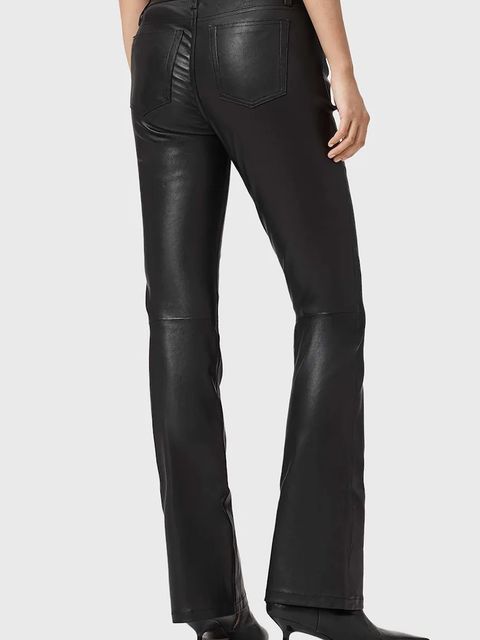 AllSaints spodnie skórzane - zdjęcie produktu nr 2