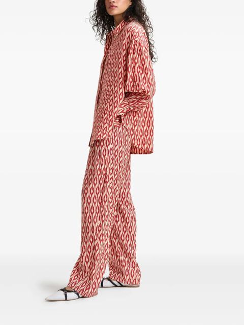 Essentiel Antwerp Ihalton patterned trousers - Orange