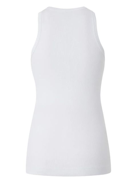 PINKO logo-embroidered tank top - White - zdjęcie produktu nr 2
