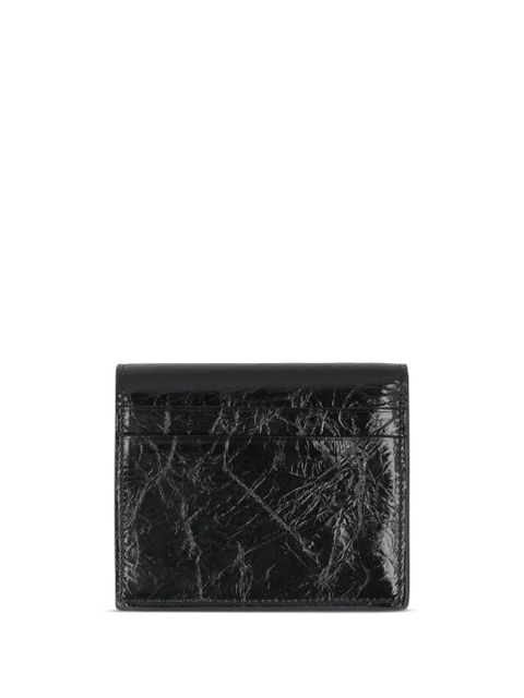 Balenciaga logo-plaque wallet - Black