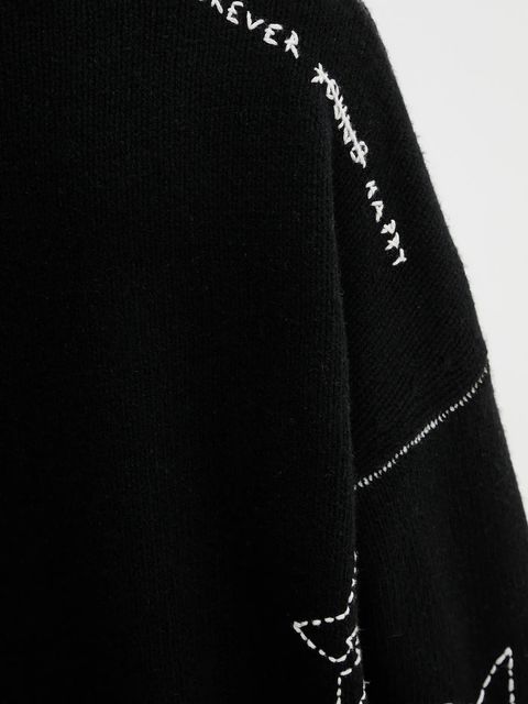 ZADIG&VOLTAIRE sweter wełniany damski kolor czarny KWSW02902