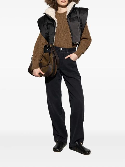 MARANT ÉTOILE cable-knit sweater - Brown