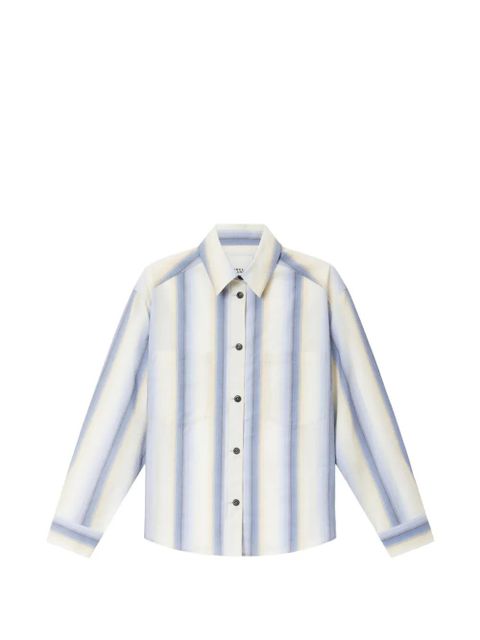 ISABEL MARANT Mahvane striped shirt - Neutrals - zdjęcie produktu nr 1