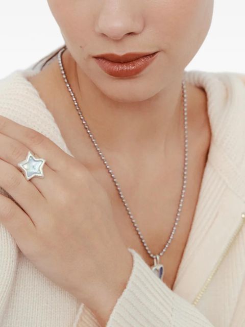 Poison Drop Lab star plated ring - Silver - zdjęcie produktu nr 2