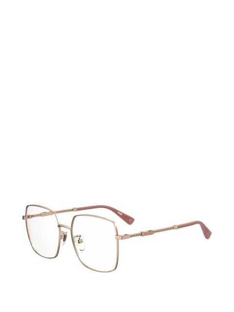 Moschino square full-rim glasses - Pink - zdjęcie produktu nr 2