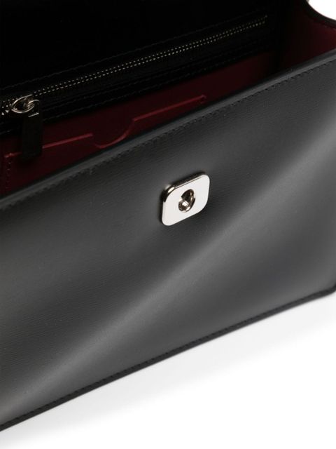 Off-White Jitney 2.0 logo-plaque shoulder bag - Black