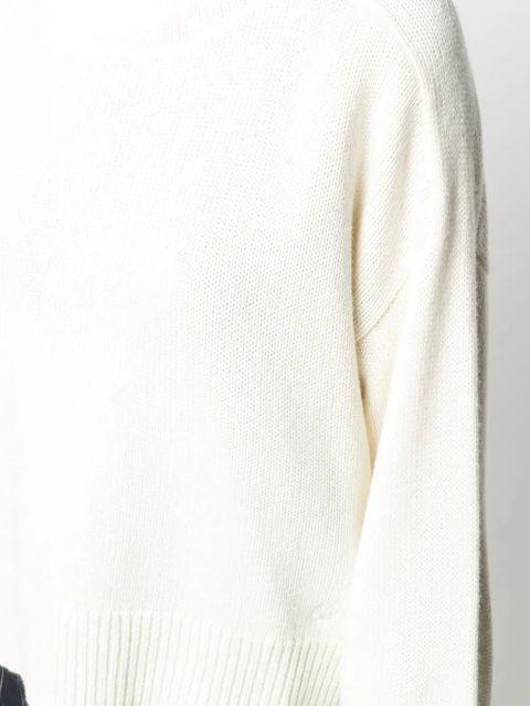 LouLou de Saison roll neck jumper - White
