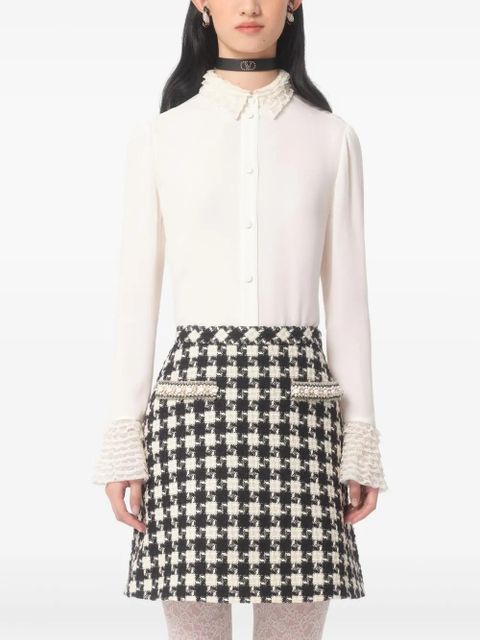 Valentino Garavani georgette shirt - White