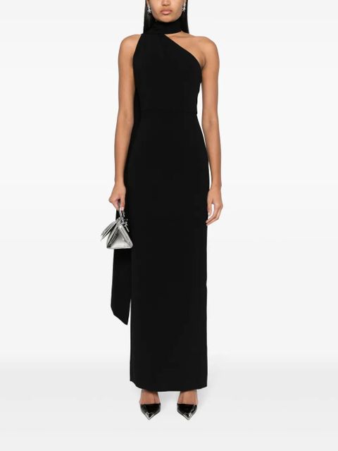Solace London The Demi one-shoulder maxi dress - Black - zdjęcie produktu nr 2