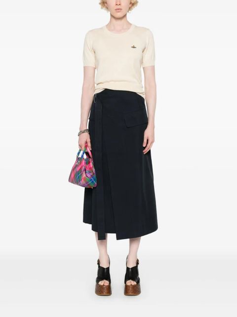 Vivienne Westwood Bea ribbed-knit top - Neutrals - zdjęcie produktu nr 2