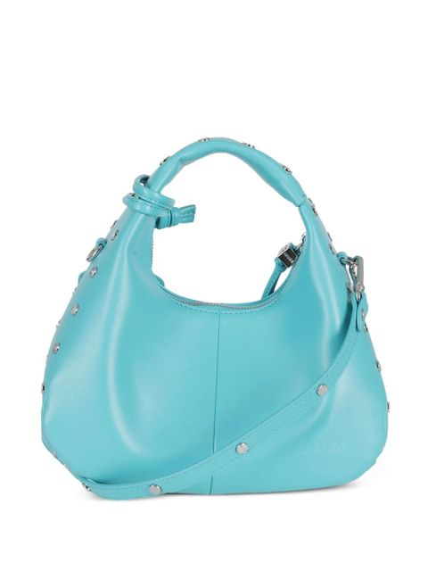 GANNI studded top-handle bag - Blue - zdjęcie produktu nr 2