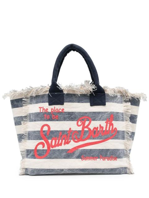 MC2 Saint Barth logo-print tote bag - Neutrals - zdjęcie produktu nr 1