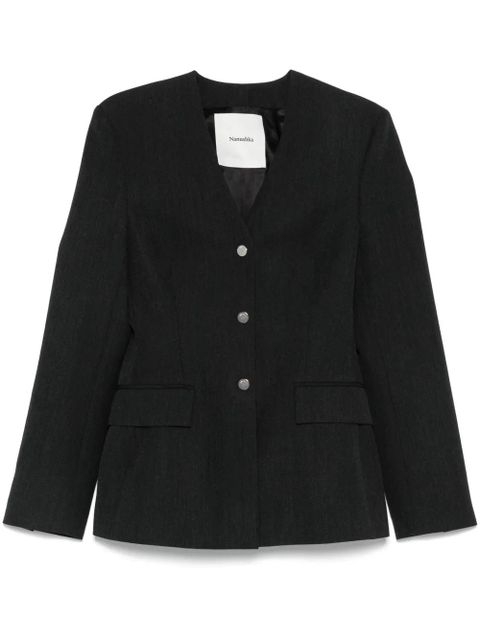 Nanushka wool blazer - Grey - zdjęcie produktu nr 1