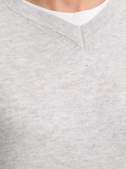 Answear.LAB sweter z wełny merino damski kolor szary lekki