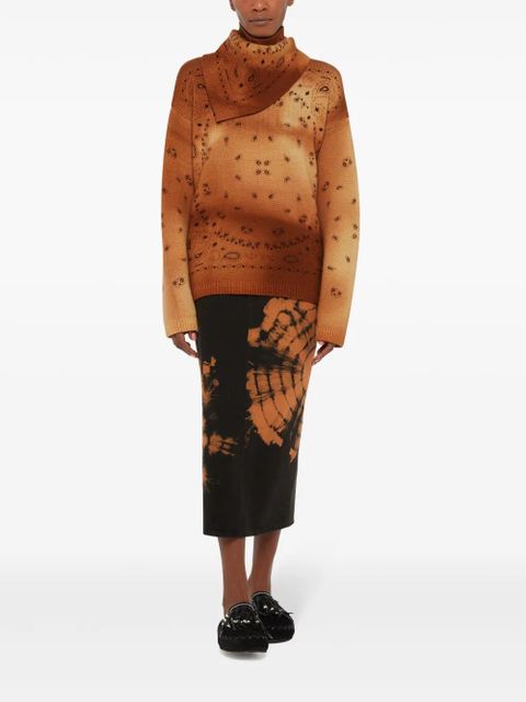 Alanui Hues of the desert jumper - Brown - zdjęcie produktu nr 2