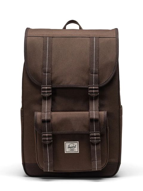 Herschel plecak Little America™ Mid 21 L kolor brązowy duży gładki 11391-07082-OS - zdjęcie produktu nr 1