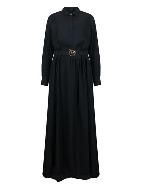 PINKO Love Birds buckle maxi dress - Green - zdjęcie produktu nr 1