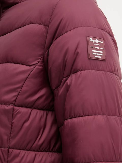 Pepe Jeans kurtka kolor bordowy przejściowa PL4024372