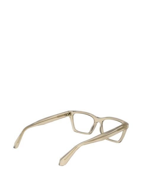 Ferragamo square full rim eyeglasses - Neutrals