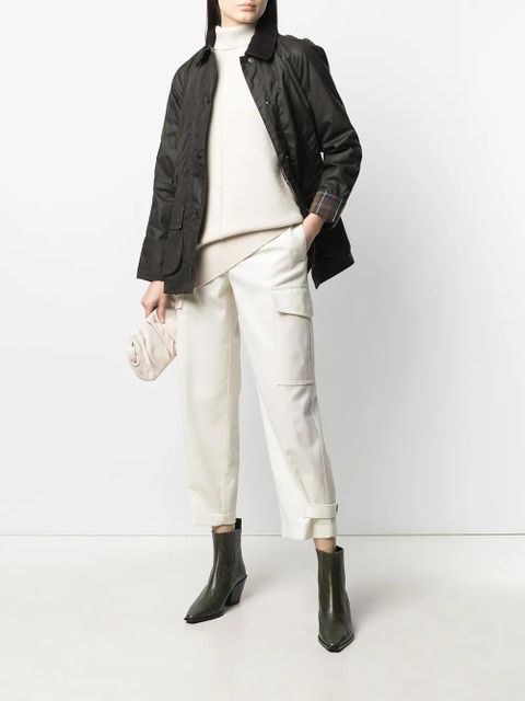 Barbour Beadnell wax cotton jacket - Green - zdjęcie produktu nr 2