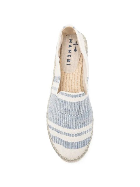 Manebi striped espadrilles - Neutrals