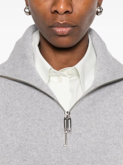 Victoria Beckham half-zip sweater - Grey