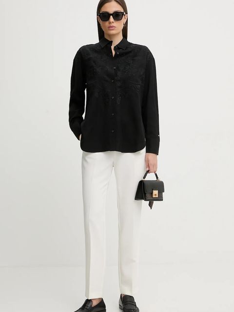 Tommy Hilfiger koszula z dodatkiem lnu - zdjęcie produktu nr 2