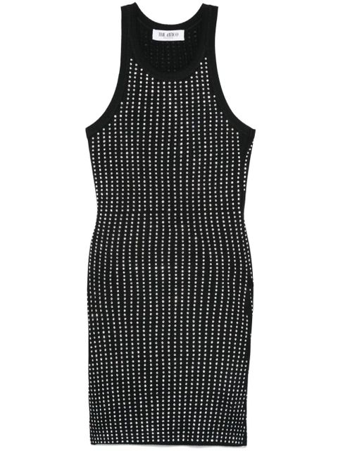 The Attico rhinestonded mini dress - Black - zdjęcie produktu nr 1