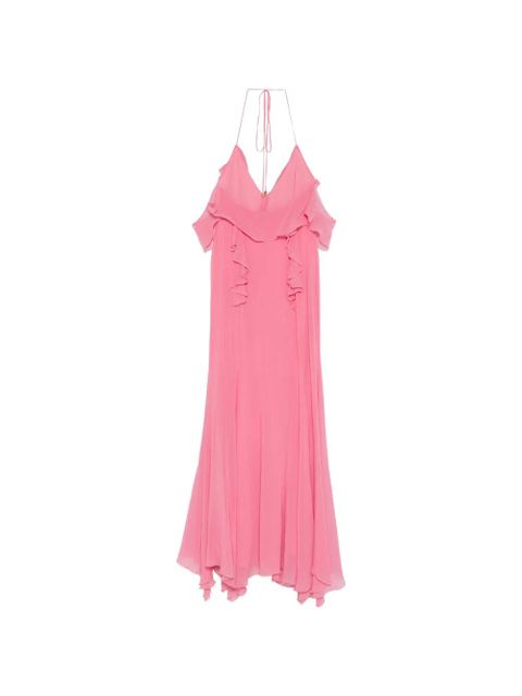 Blumarine ruffled halter dress - Pink - zdjęcie produktu nr 2
