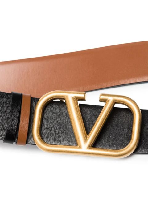 Valentino Garavani 20mm VLogo Signature reversible belt - Brown - zdjęcie produktu nr 2