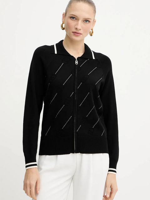 Liu Jo kardigan damski kolor czarny lekki TF5032.MS63L - zdjęcie produktu nr 1