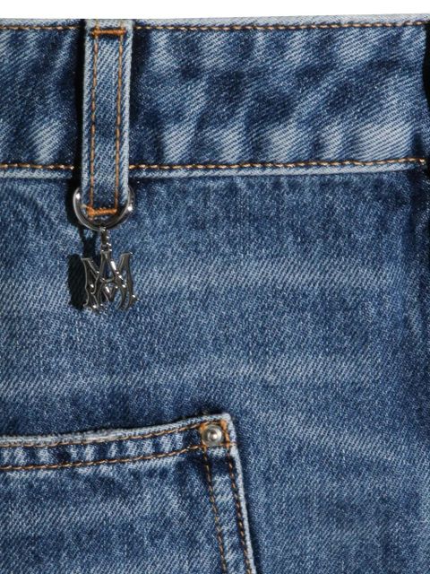 AMIRI charm-detail mini skirt - Blue