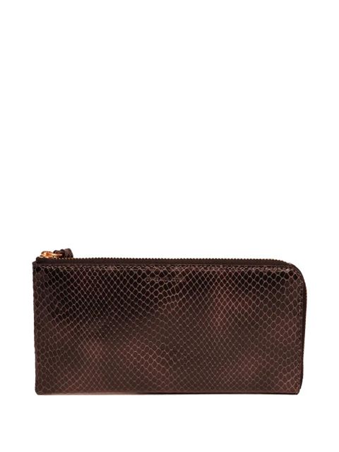 DRIES VAN NOTEN large leather wallet - Brown