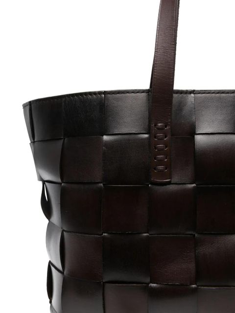 DRAGON DIFFUSION Japan leather tote bag - Brown