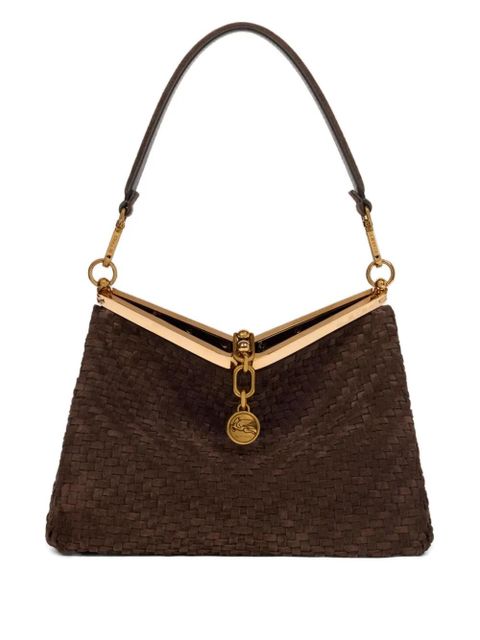 ETRO medium Vela suede shoulder bag - Brown - zdjęcie produktu nr 1